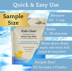 EvenbetterNow 0.5 lb sample next to larger jar showing scale