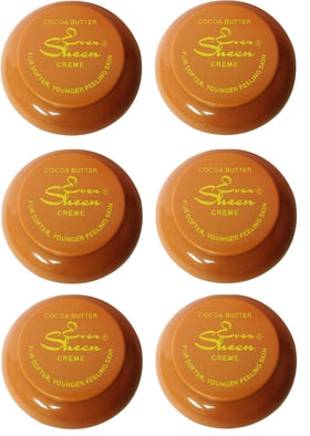 Ever Sheen jar beside hand to show size and portability benefit