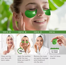 EverBliss Beauty application demonstration under eye showing comfortable fit