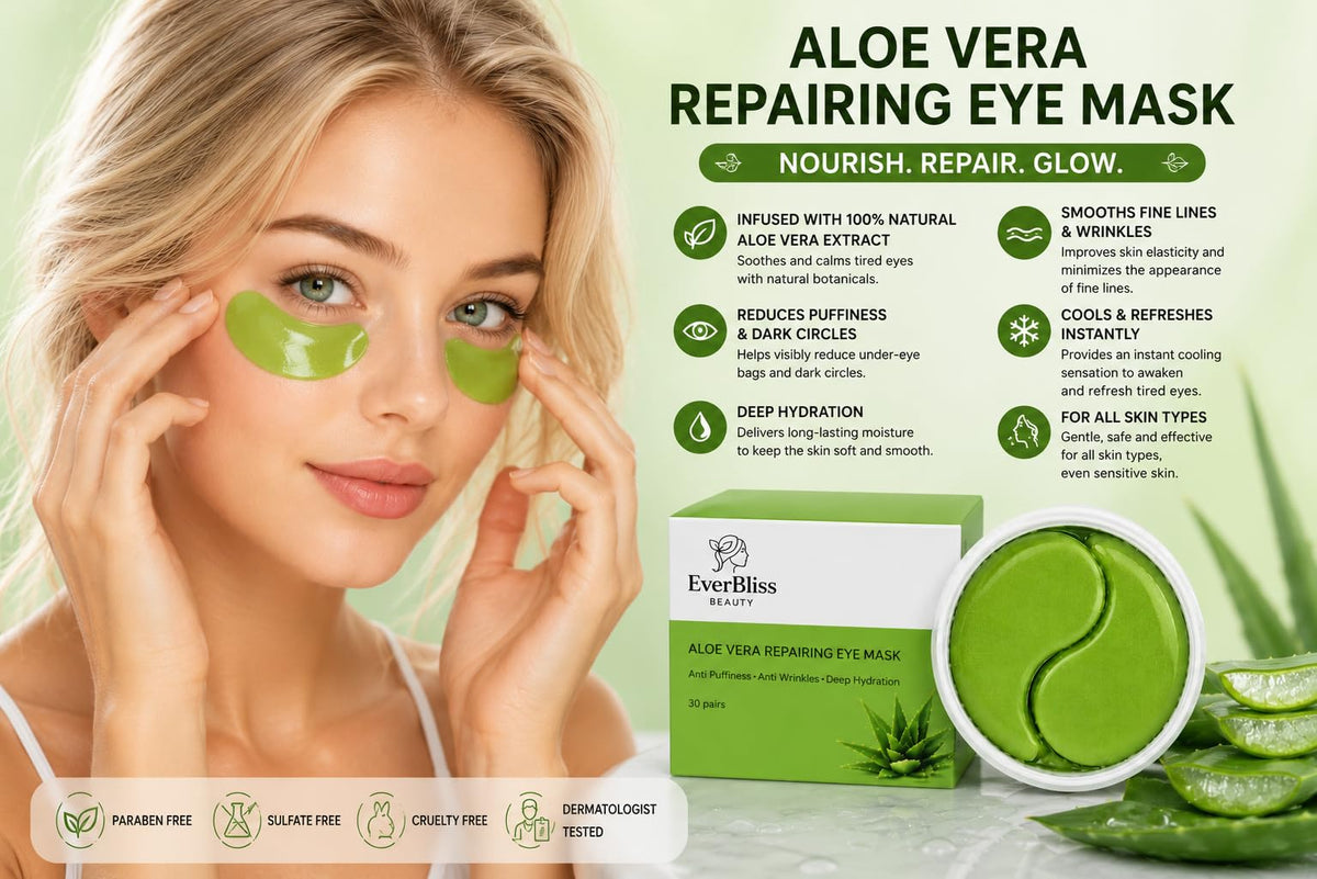 EverBliss Beauty serum texture on fingertip demonstrating hydrating consistency