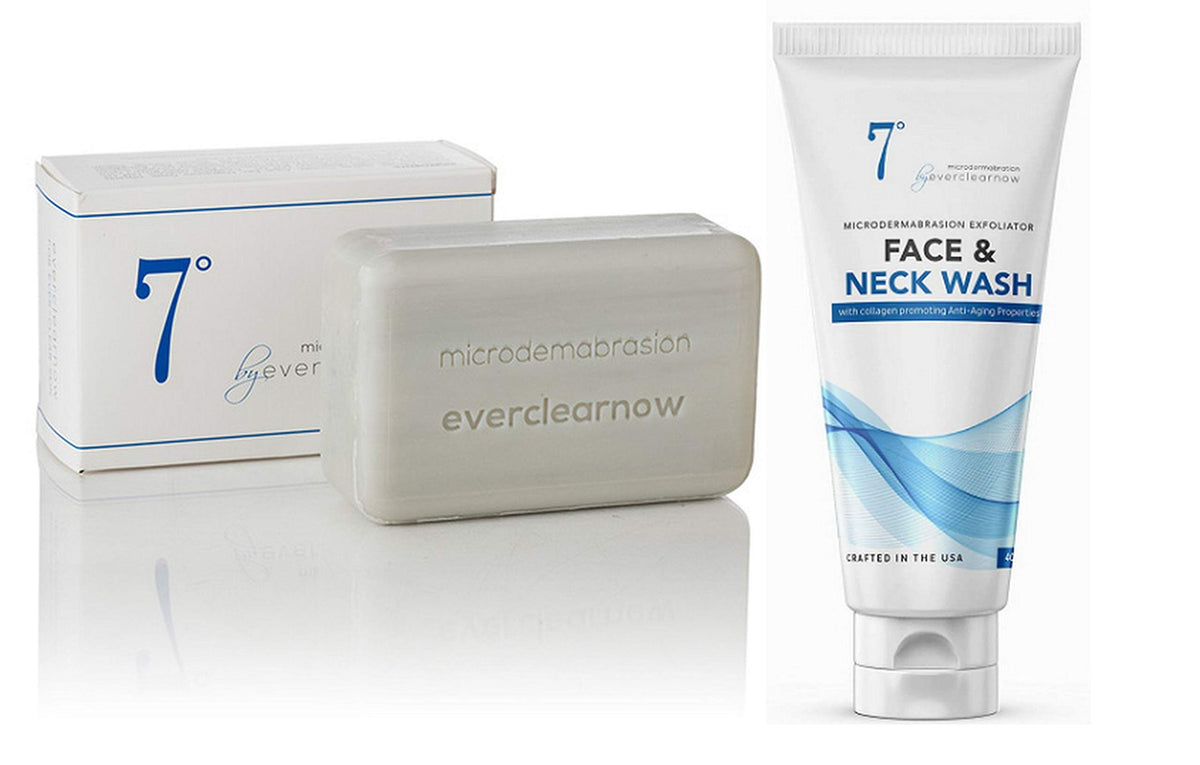 EVERCLEARNOW lifestyle bathroom scene suggesting smoother skin routine