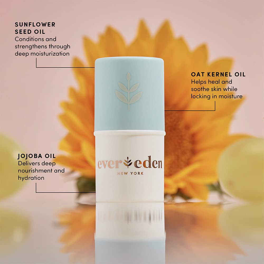 Evereden baby lip balm open stick with creamy texture for smooth, quick application