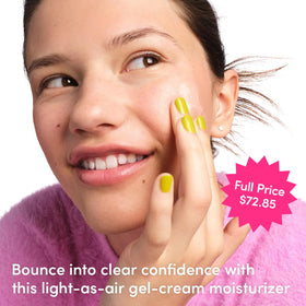 Evereden balancing jelly cleanser pump close-up highlighting gentle dispensing benefit