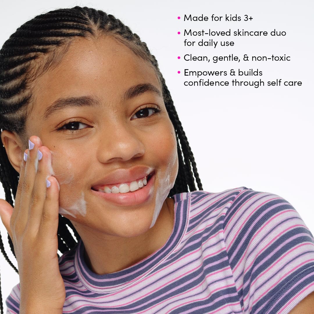 Evereden Barbie multi‑vitamin face wash bottle with clear label, gentle cleansing benefit