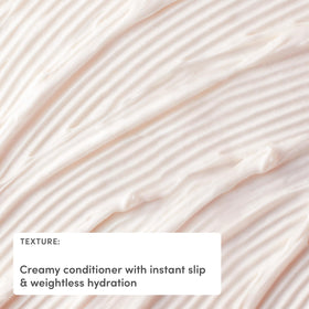 Evereden before and after detangling showing smoother hair result