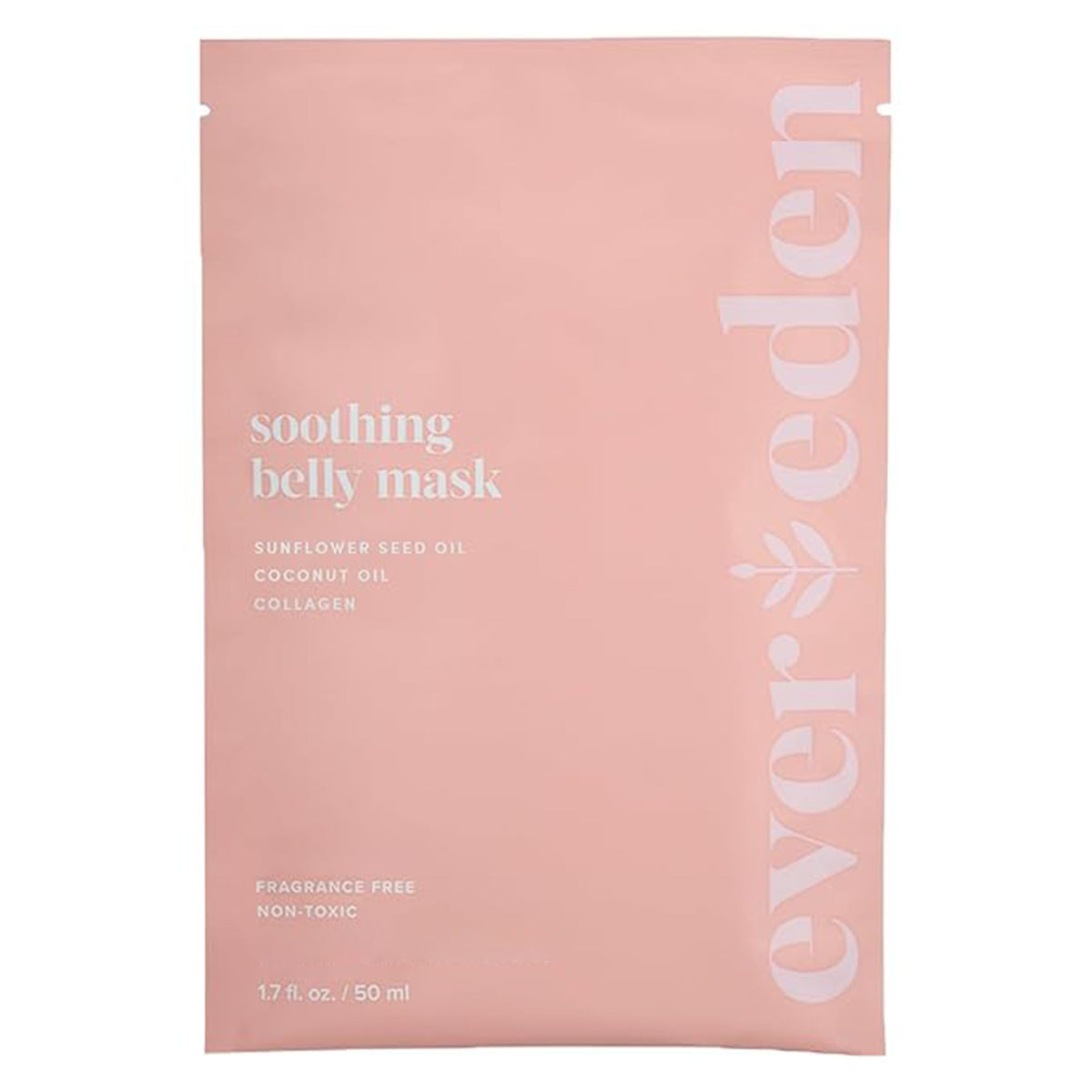 Evereden front packaging view showing clean belly mask and calming benefit