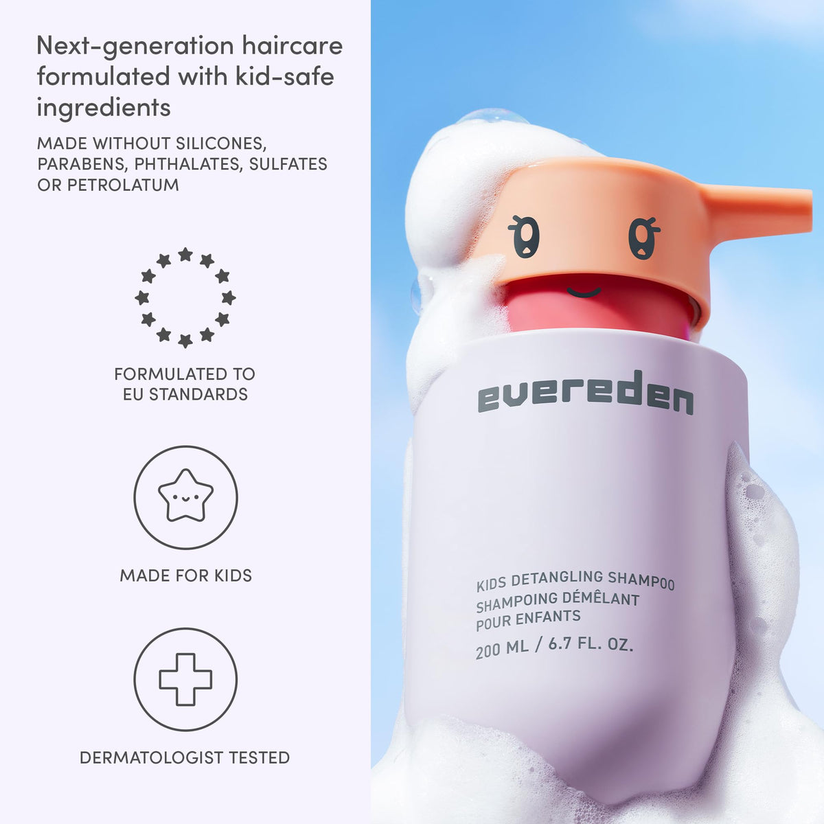 Evereden bottle beside ruler showing 6.7 fl oz scale and portability
