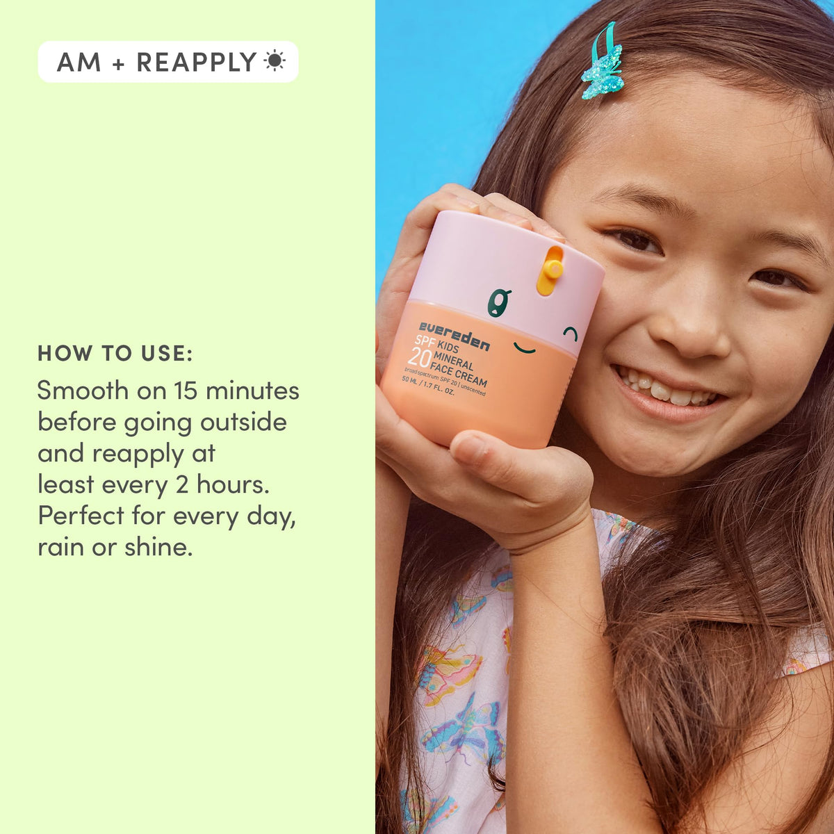 Evereden on a bathroom shelf showing everyday skincare routine compatibility