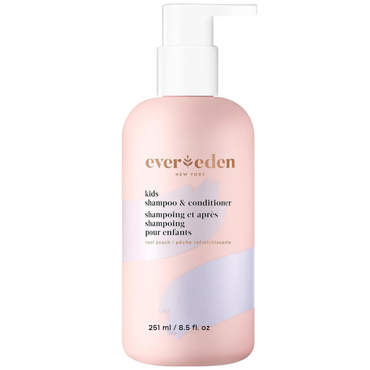 evereden front packaging showing bottle and branding, highlights gentle formula