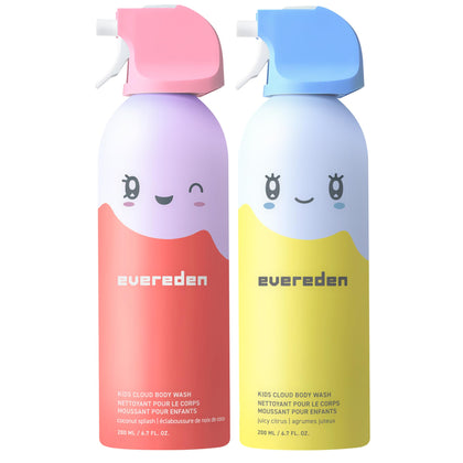 Evereden duo front packaging showing two bottles and gentle formula benefit