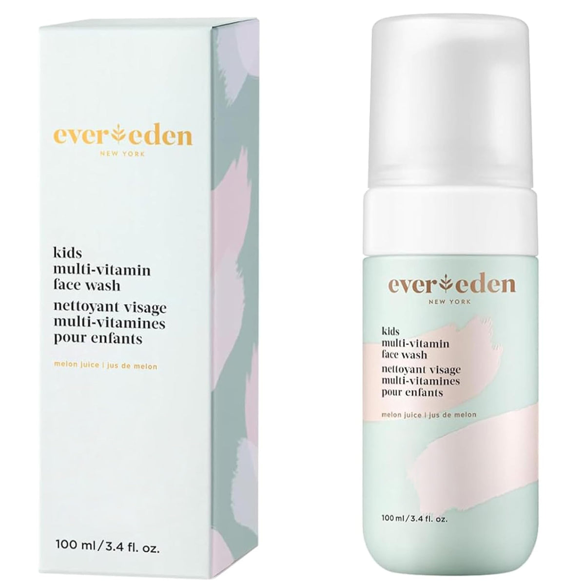 Evereden bottle front packaging showing clean kid-friendly design and gentle formula