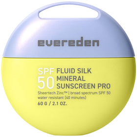 Evereden front packaging showing SPF 50 and gentle formulation benefits