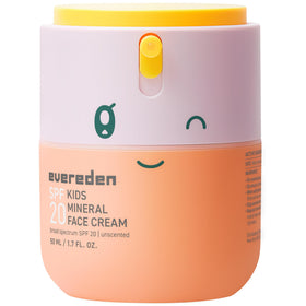 Evereden front packaging showing SPF 20 and kid-friendly design benefits