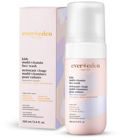 Evereden front packaging showing bottle and cool peach label, indicates gentle cleanse