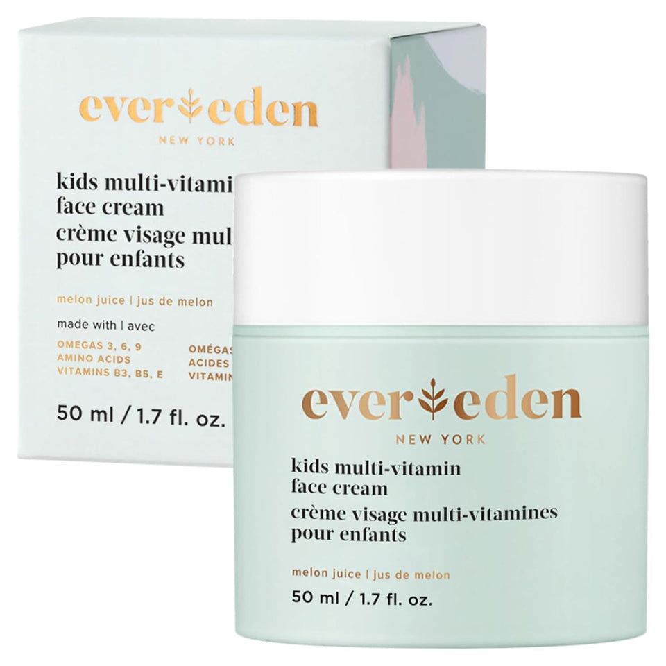 Evereden front packaging showing bottle and Melon Juice scent benefit hydration