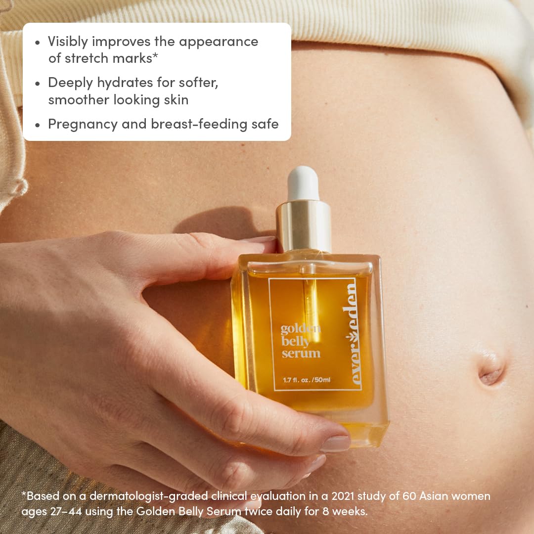 Evereden pump and bottle detail highlighting easy application benefit