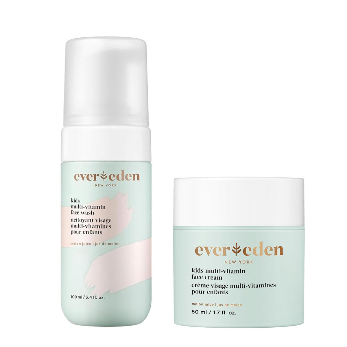 Evereden Happy Face Duo front packaging showing both products and melon design, easy selection