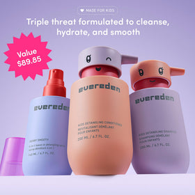 Argan oil and plant protein visual representing Evereden ingredients that strengthen and moisturize