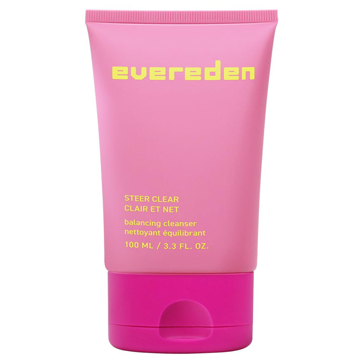 Evereden front bottle showing clean design and teen-friendly cleanser