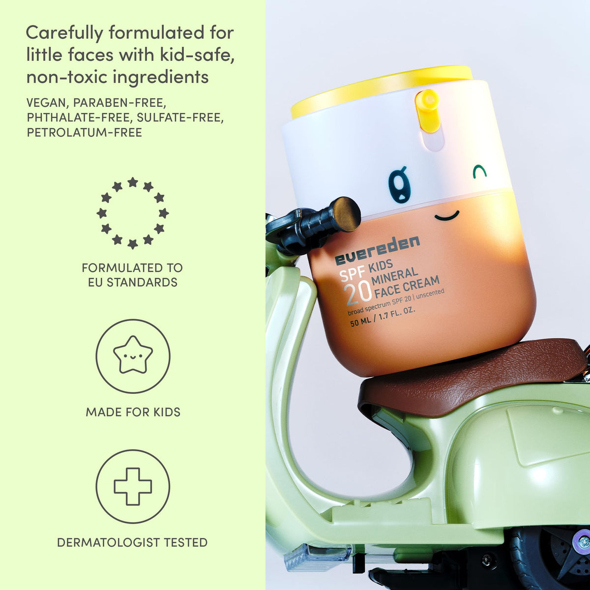 Evereden applied on child outdoors showing sun protection during play