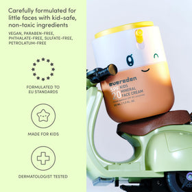 Evereden applied on child outdoors showing sun protection during play