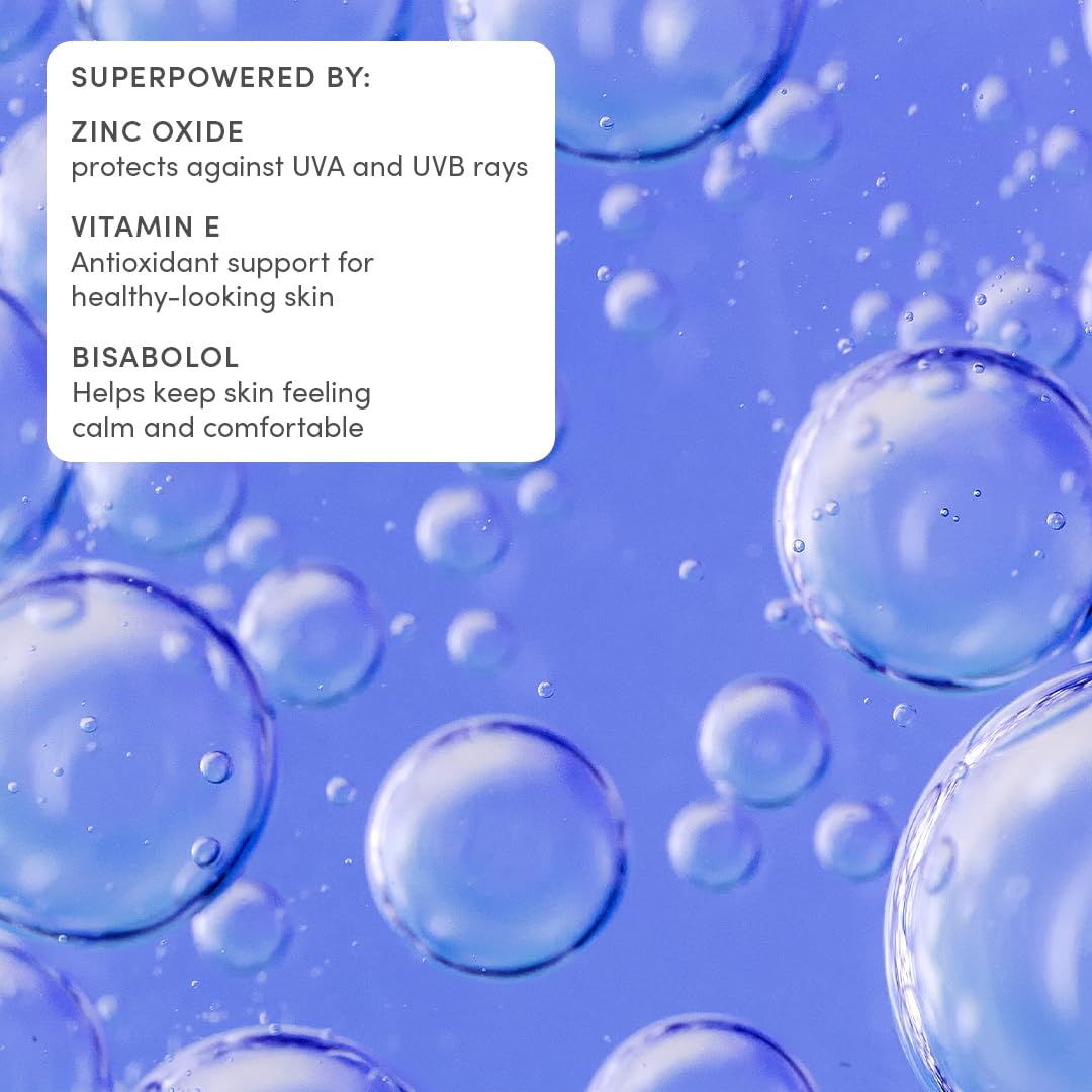 evereden label and ingredients panel presents zinc oxide info and transparent formulation benefit