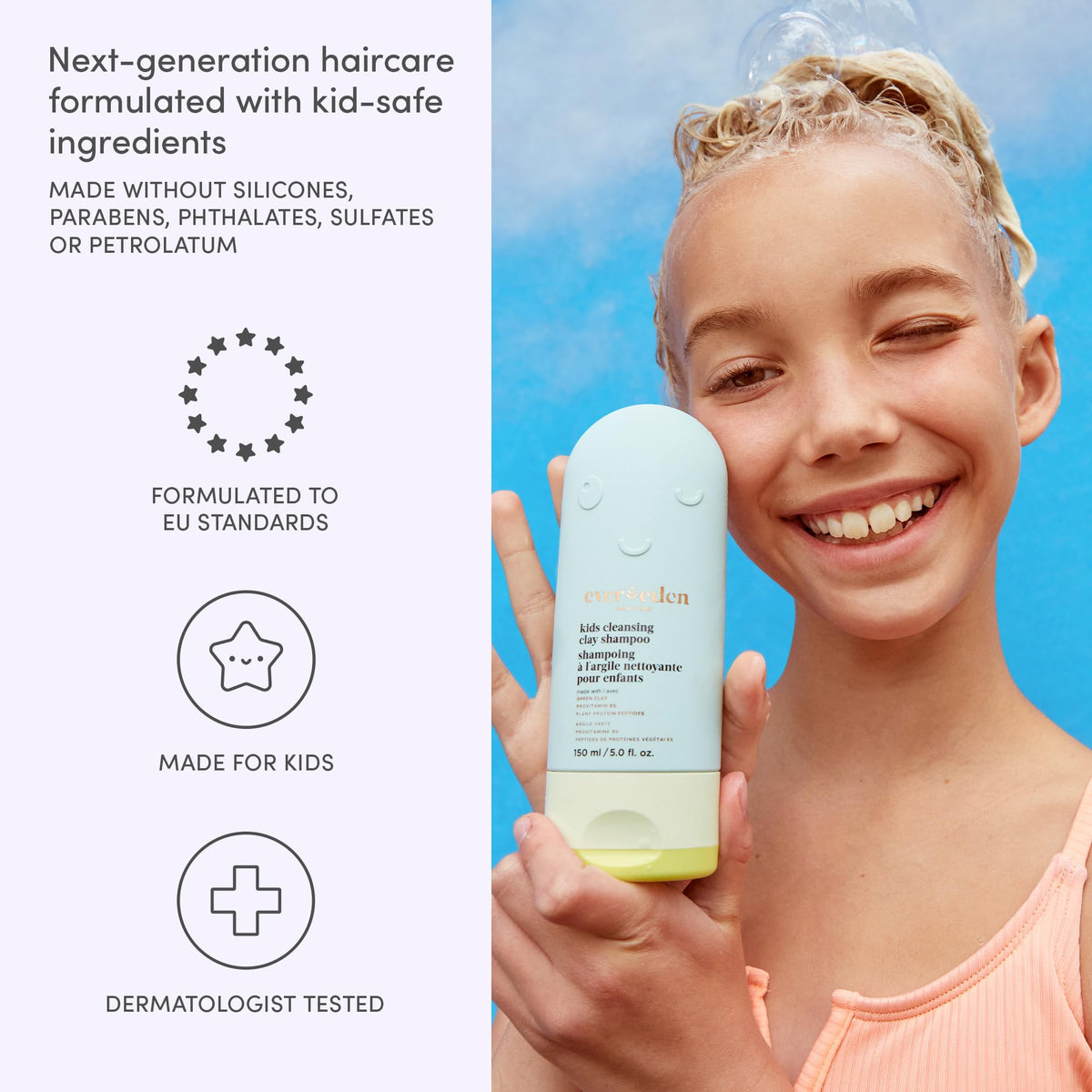 Evereden product label detail highlighting ingredient transparency and safety