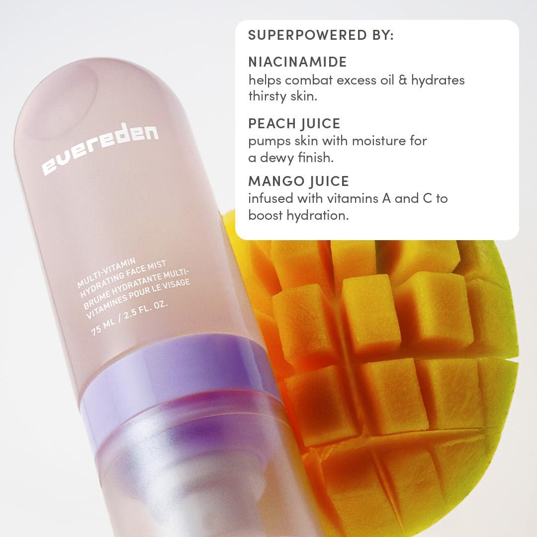 Evereden label ingredient list displaying clean multi-vitamin complex
