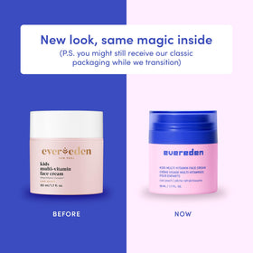 Evereden leave-in spray used on child hair to detangle and refresh