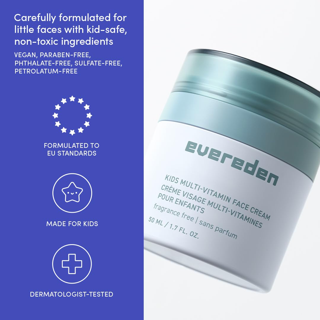 Evereden jar open with silky cream texture for gentle hydration