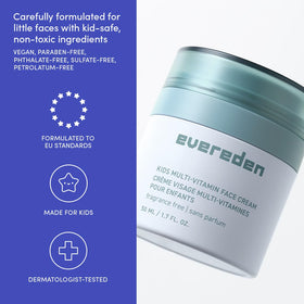 Evereden jar open with silky cream texture for gentle hydration