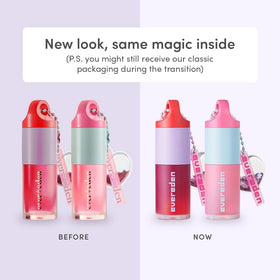 Evereden Sakura applicator close-up displaying smooth gloss texture and easy application