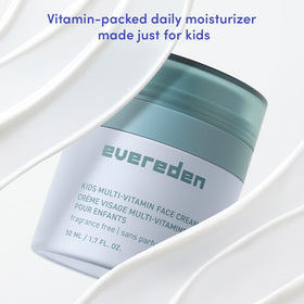 Evereden side label highlighting key ingredients and clean formula