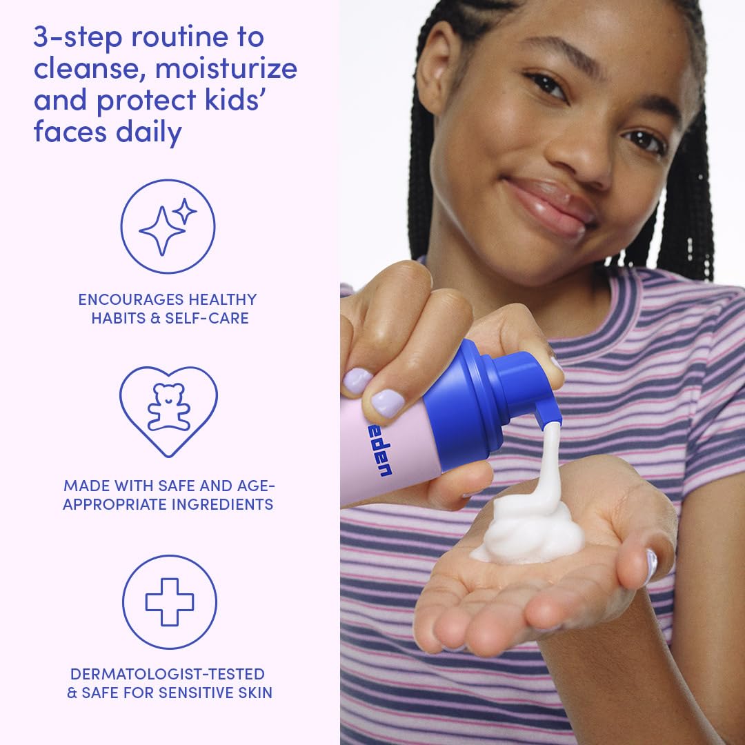 Evereden mineral sunscreen tube top view demonstrating SPF 30 sun protection for kids