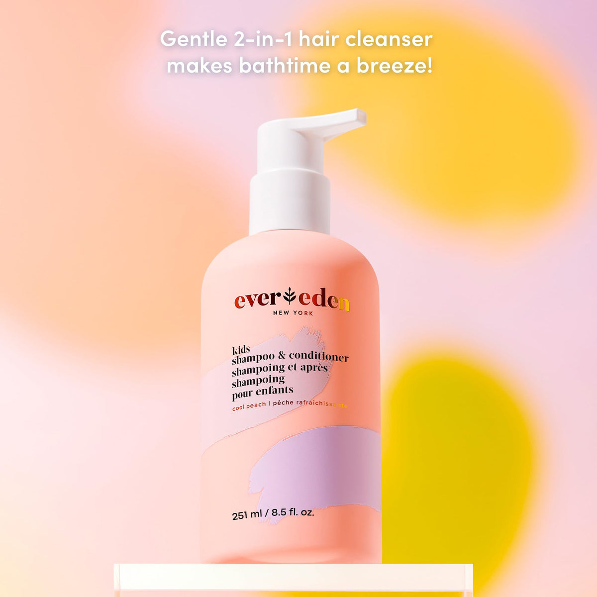 evereden creamy lather texture close-up demonstrating gentle cleansing