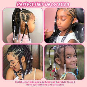Everfunny elastic hair ties with beads illustrating secure hold
