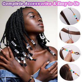 Everfunny lifestyle image of child braided hair showing playful look