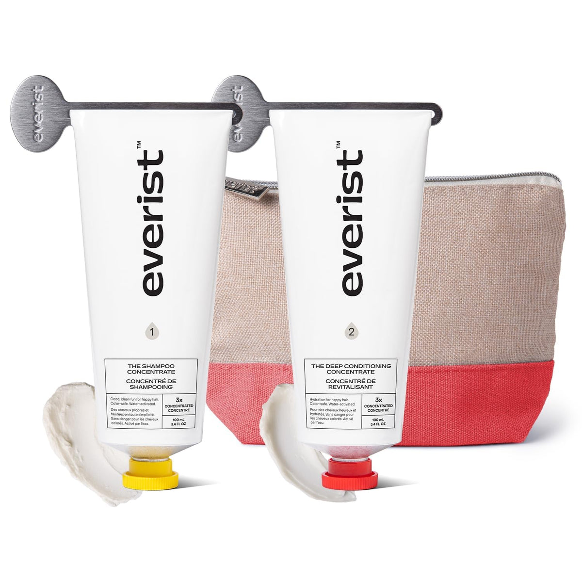 Everist front packaging showing both concentrate tubes and benefits