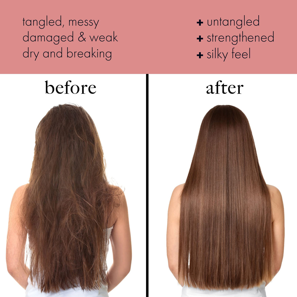 everlong before and after on hair extensions improving manageability