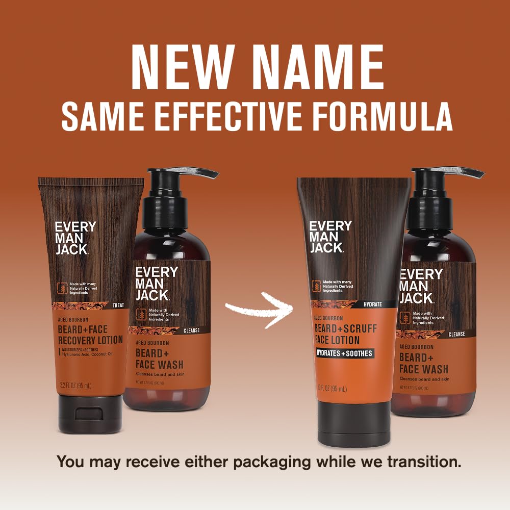 Every Man Jack aged bourbon scent inspiration with vanilla and wood balance