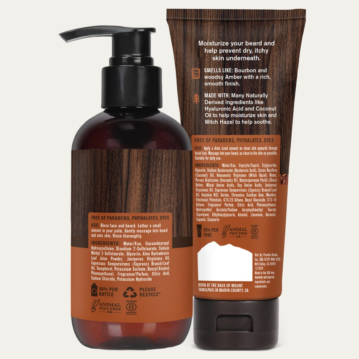 Every Man Jack bathroom shelf lifestyle scene showing neat grooming routine