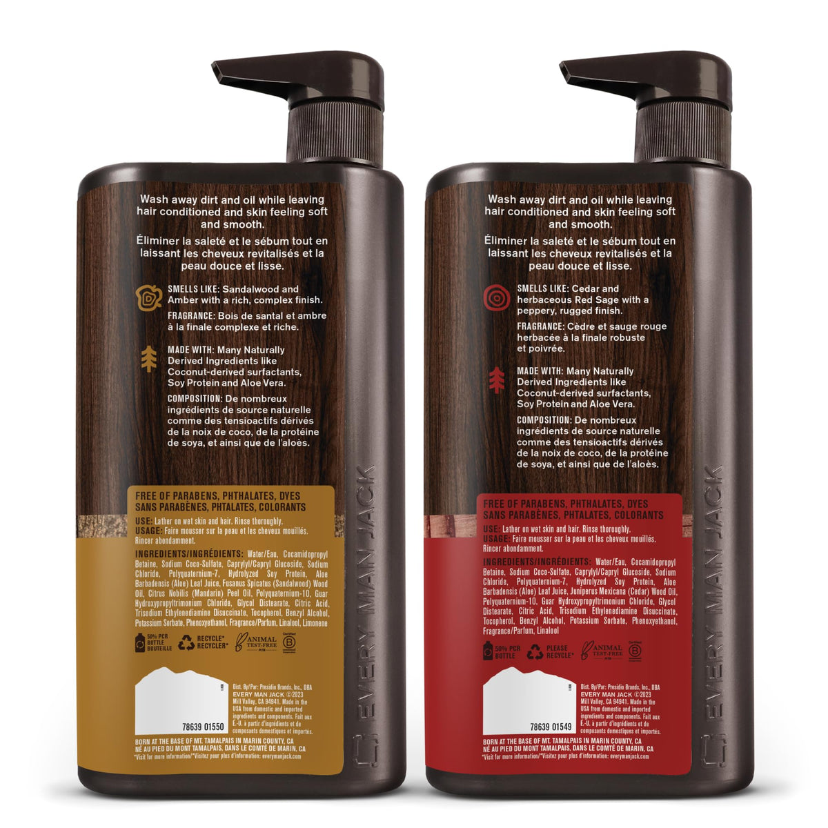 Every Man Jack used on beard and hair showing multipurpose grooming convenience