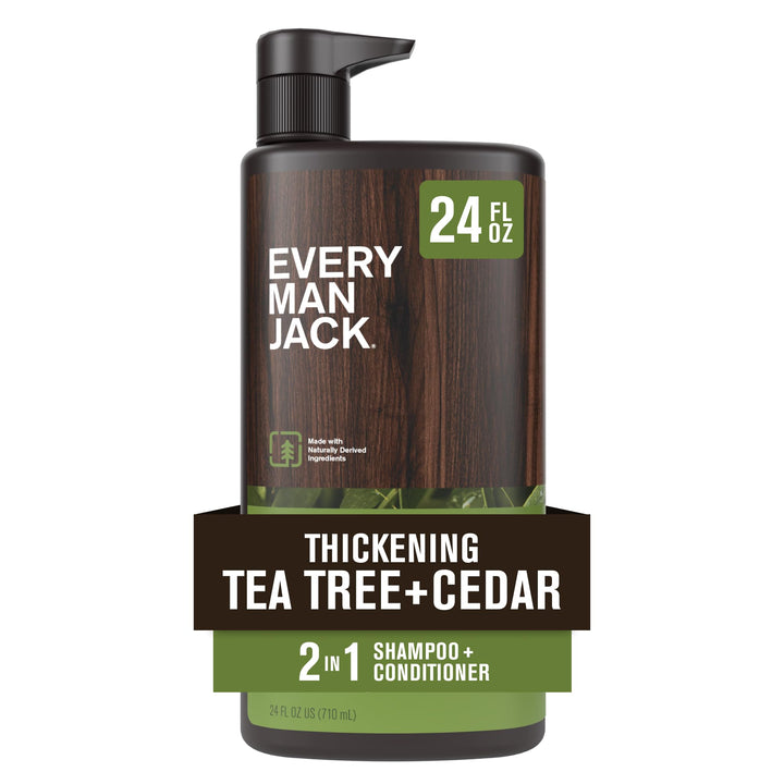 Every Man Jack front bottle view showing clear branding and ease of use