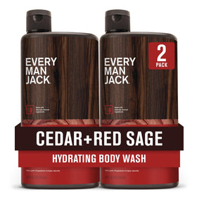 Every Man Jack front packaging showing 24oz bottle and label benefit
