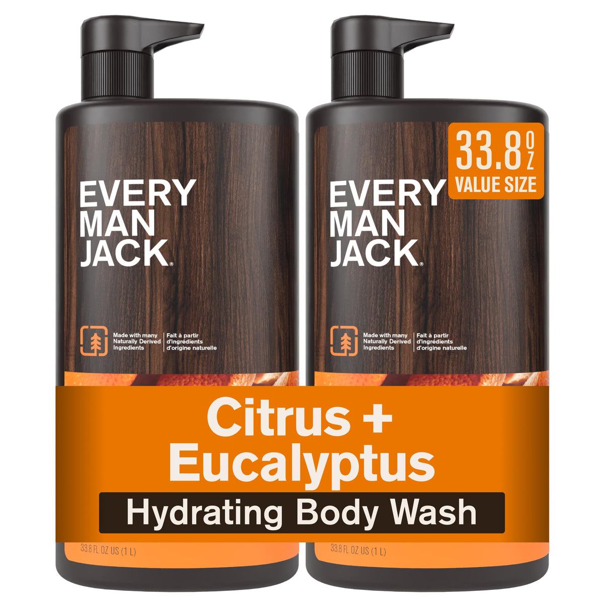 Every Man Jack front packaging showing label and clean design benefits