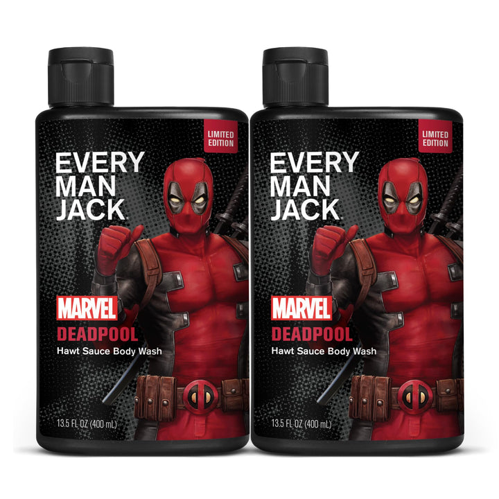 Every Man Jack Deadpool front packaging showing bold branding and gift-ready appeal