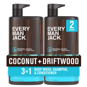 Every Man Jack front packaging showing bottle and scent for easy identification and choice
