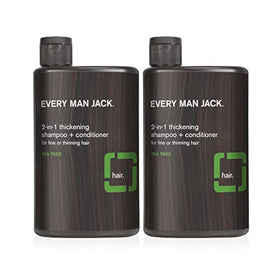 Every Man Jack front packaging showing bottle and branding for quick identification and shelf appeal