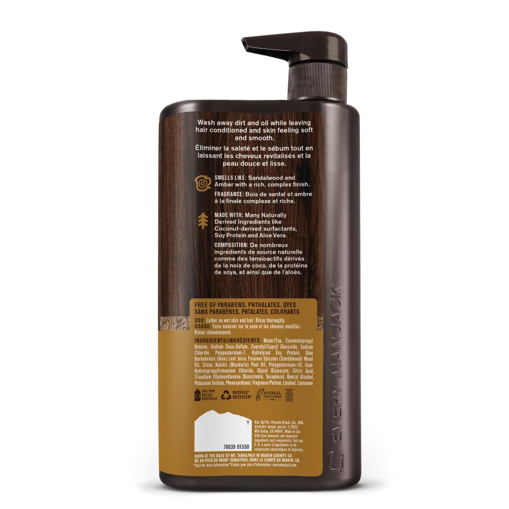 Every Man Jack styled on bathroom shelf as a set, highlighting cohesive grooming routine