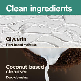 Every Man Jack ingredient label and B Corp badge highlighting responsible sourcing